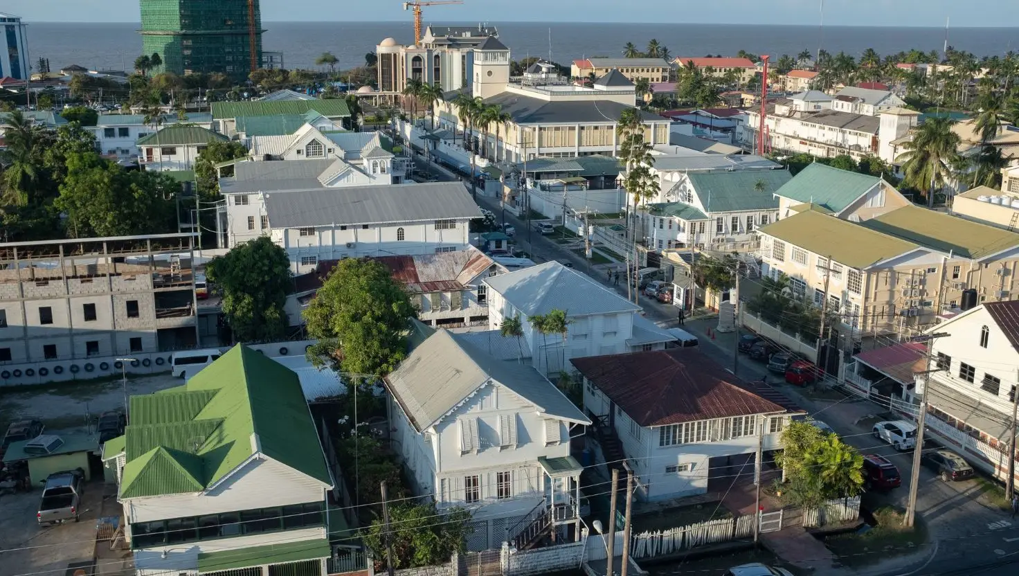 Guyana and it's capital Georgetown made it onto the YouTuber's list (Getty Stock Image/Peter Bannan)