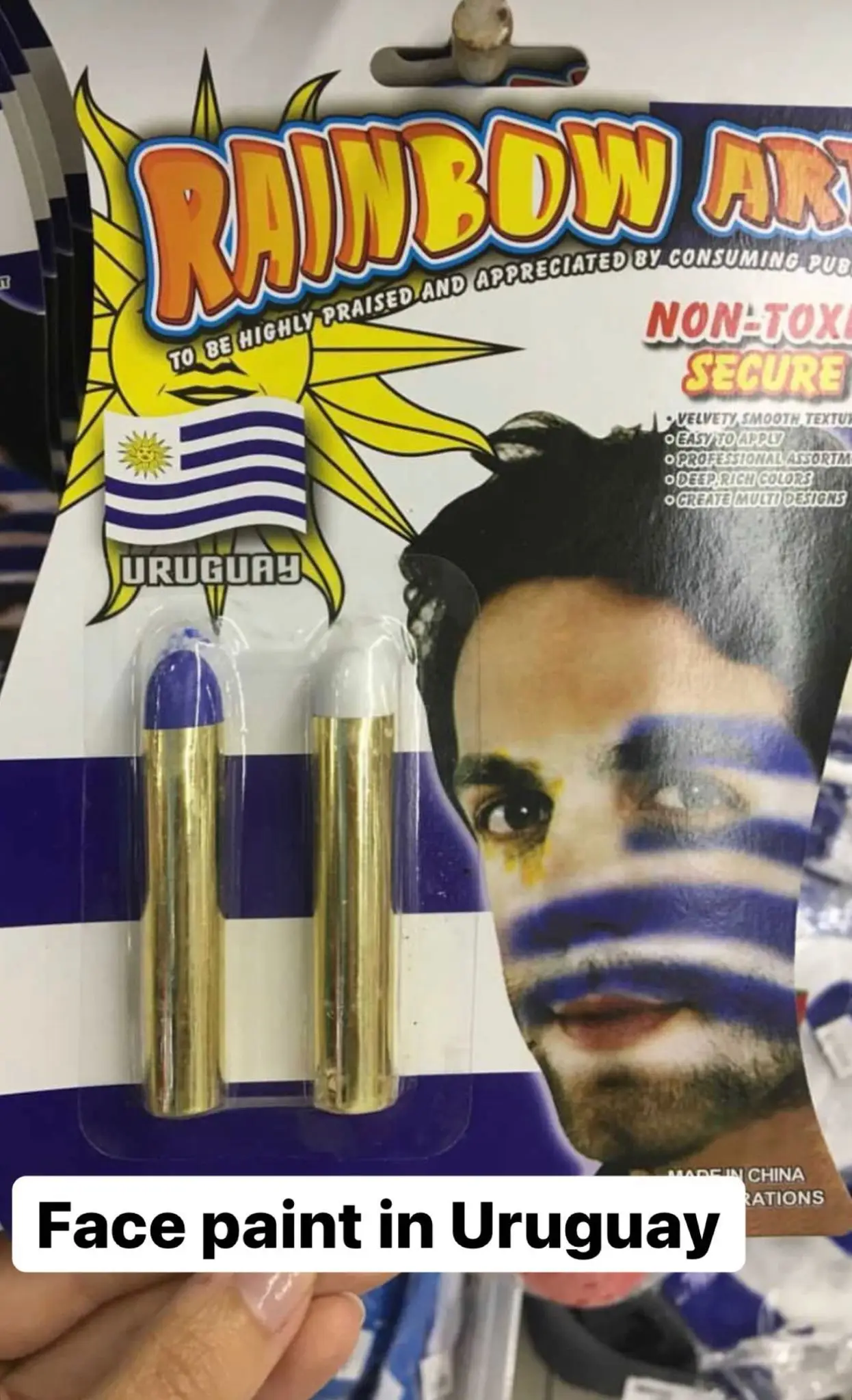 BJ Novak appears on packaging across the world (BJ Novak / Instagram) 