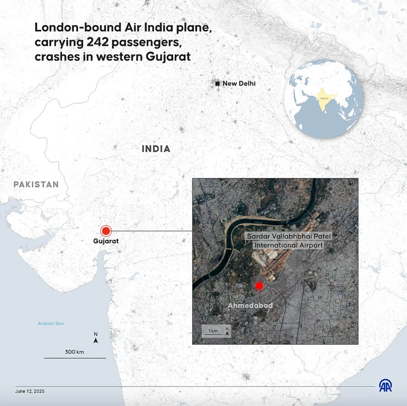 The plane only reached an altitude of 625 feet before plummeting back to Earth (Mehmet Yaren Bozgun/Anadolu via Getty Images)