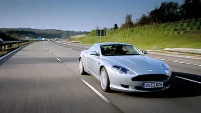 The first race saw an Aston Martin take on a high speed train to Monte Carlo (BBC)