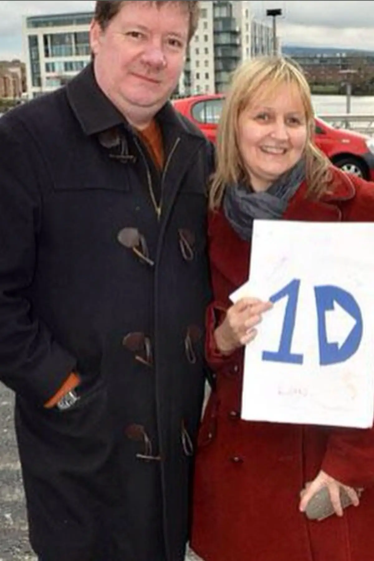 The star's parents would keep a cardboard cut-out of him (Instagram/misskarenpayne)