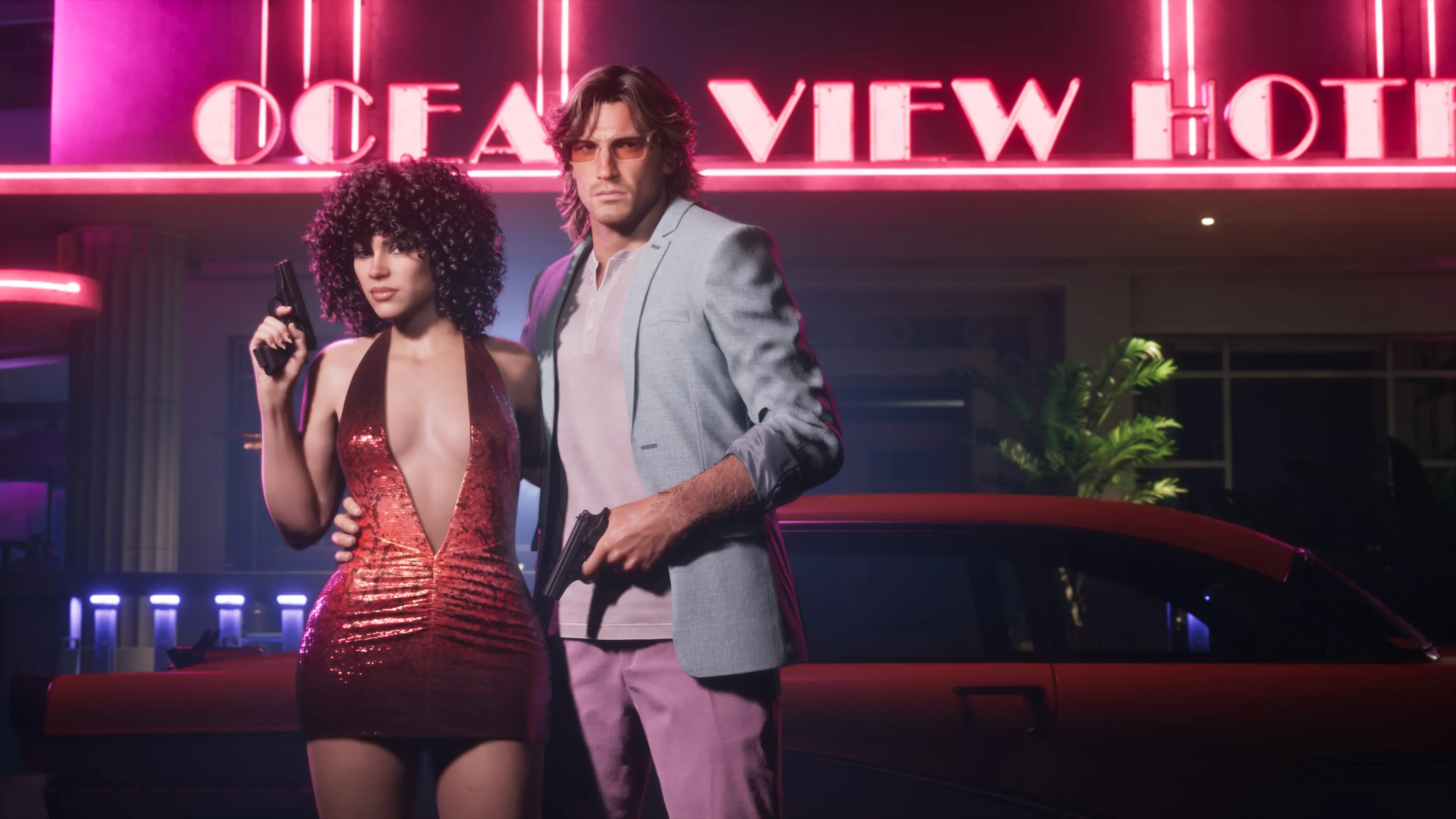 Great style with the Vice City pre-order freebie (Rockstar)
