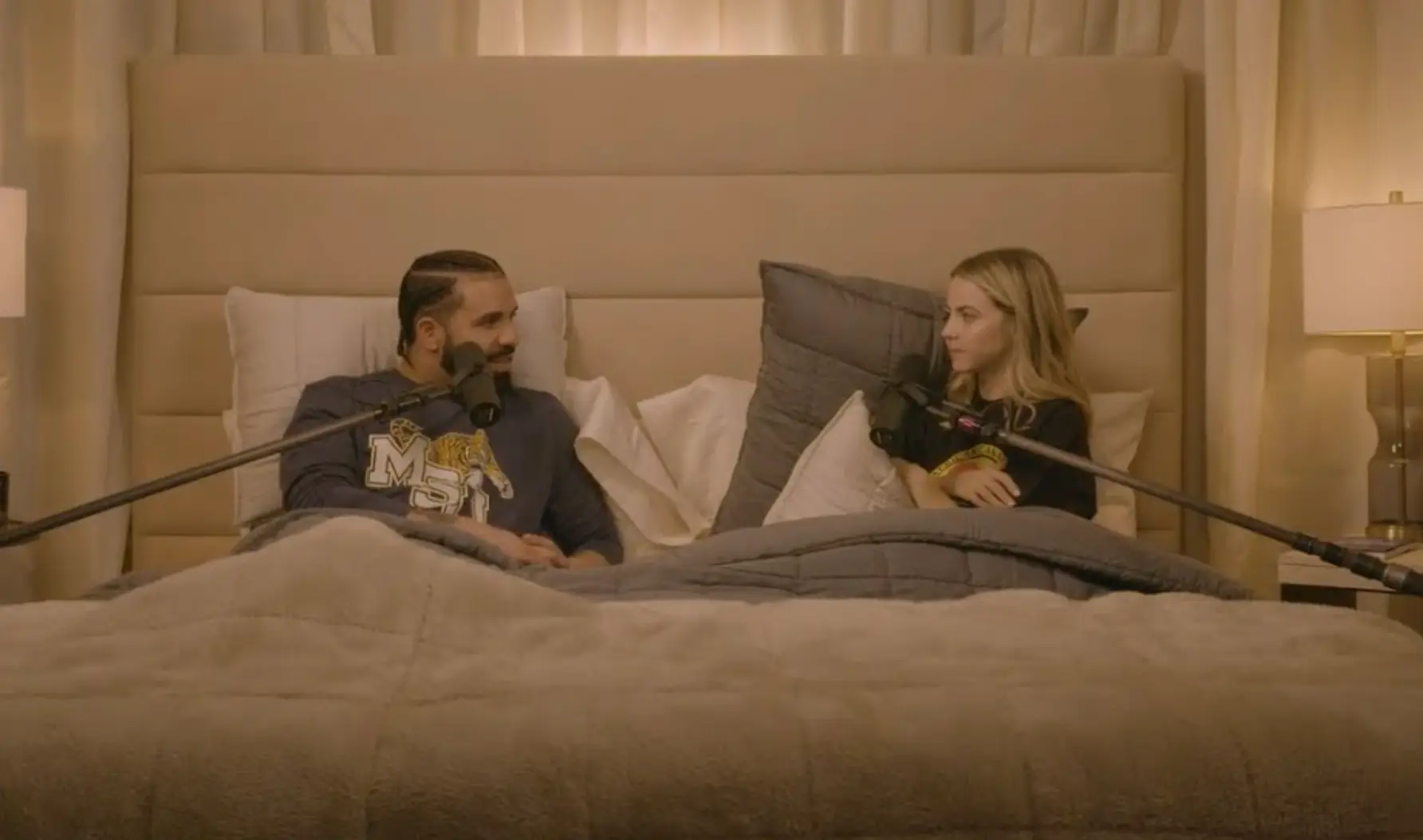 The pair were last together in a 2023 podcast episode (YouTube/Bobbi Althoff)