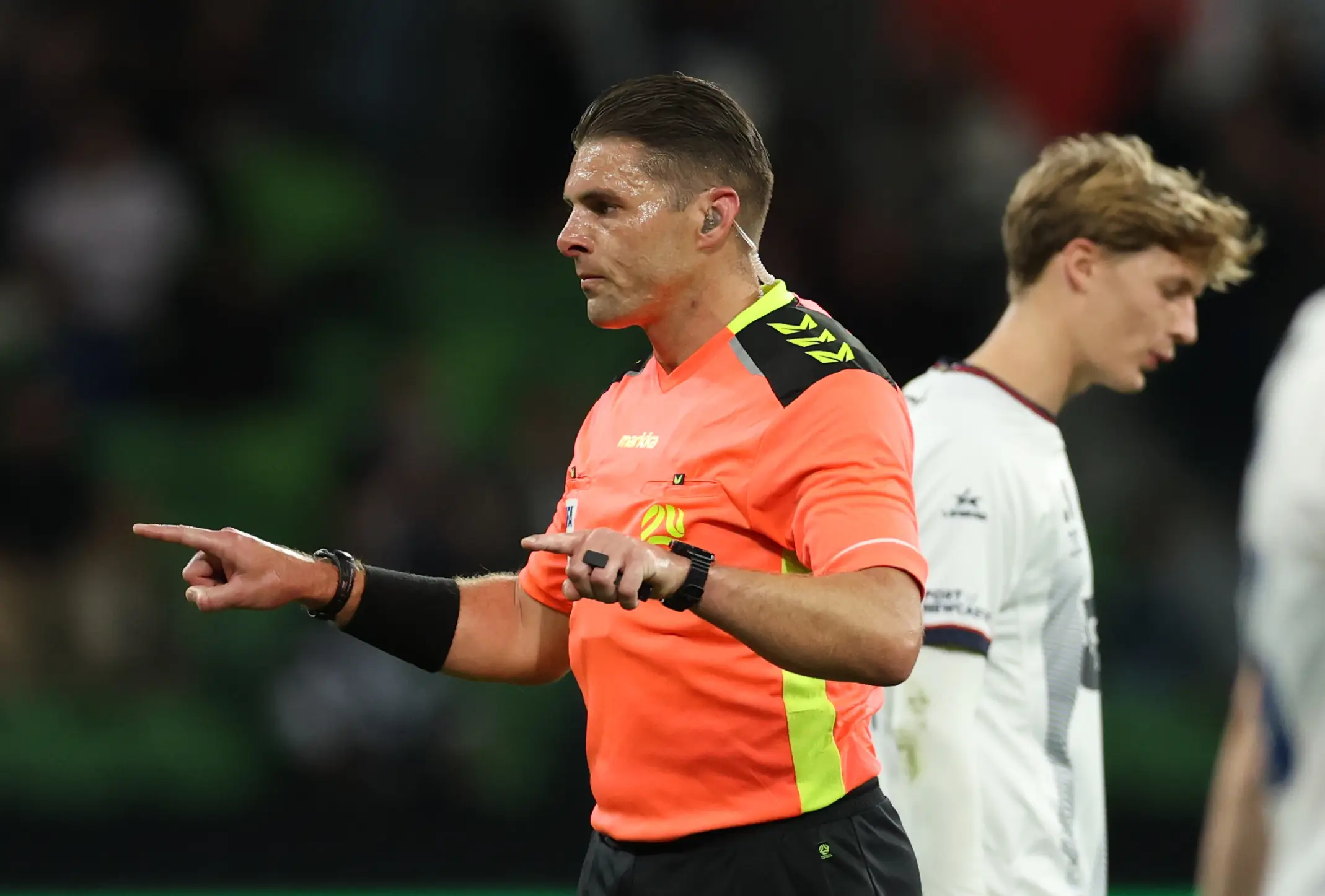 Australian referee Shaun Evans. (Robert Cianflone/Getty Images)