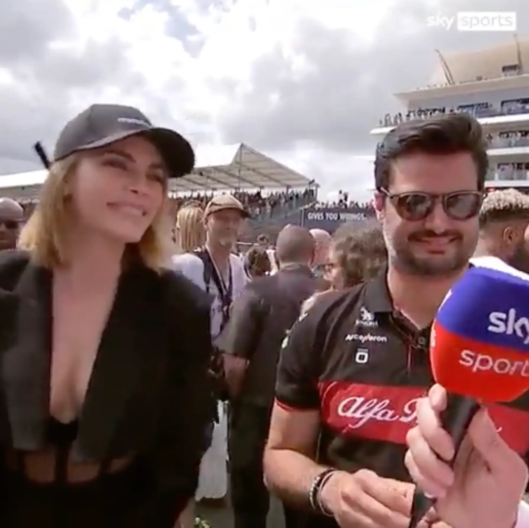 Sky Sports' Martin Brundle left empty handed.