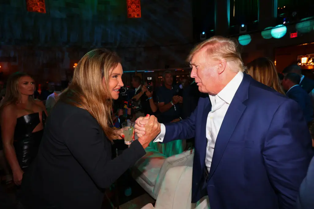 However, the former Olympian remains a keen supporter of Trump (Chris Trotman/LIV Golf via Getty Images)