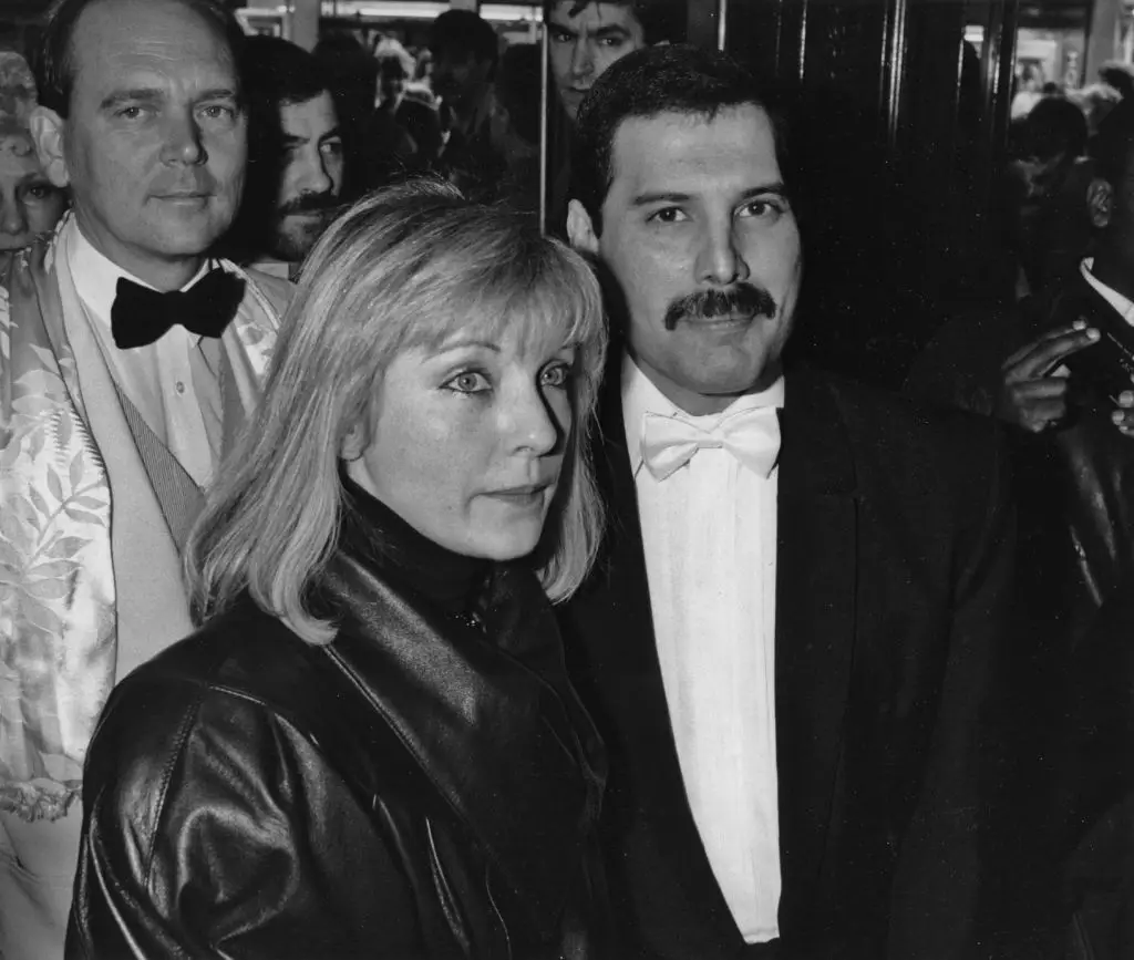 Freddie Mercury and Mary Austin had a close relationship, even after their engagement broke off (Dave Hogan/Getty Images)