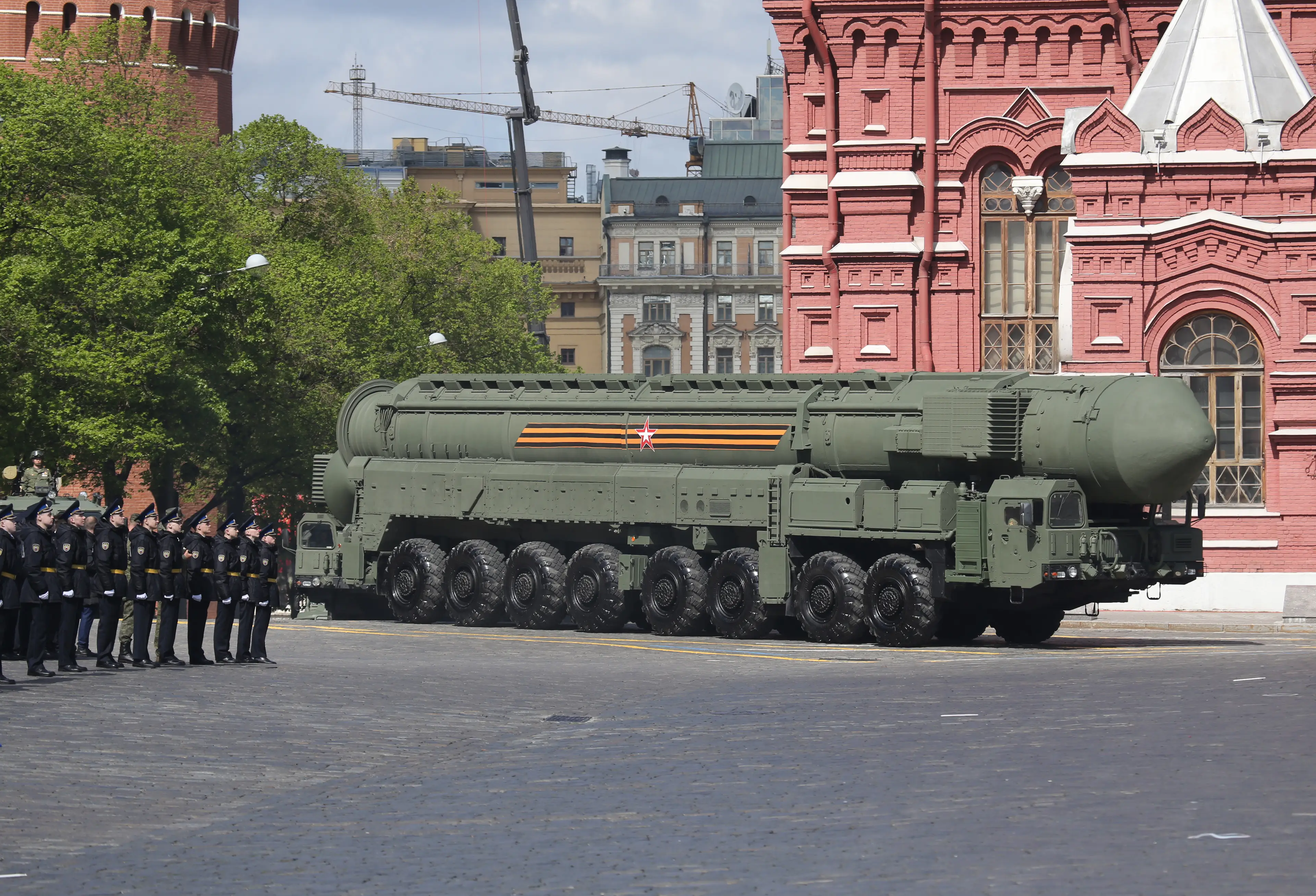 Russia has a large nuclear arsenal. (Contributor/Getty Images)