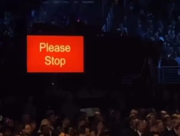 Even awards ceremonies can't let someone have the limelight for too long.