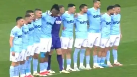 Football team apologises after conducting a minute’s silence for player who is still alive