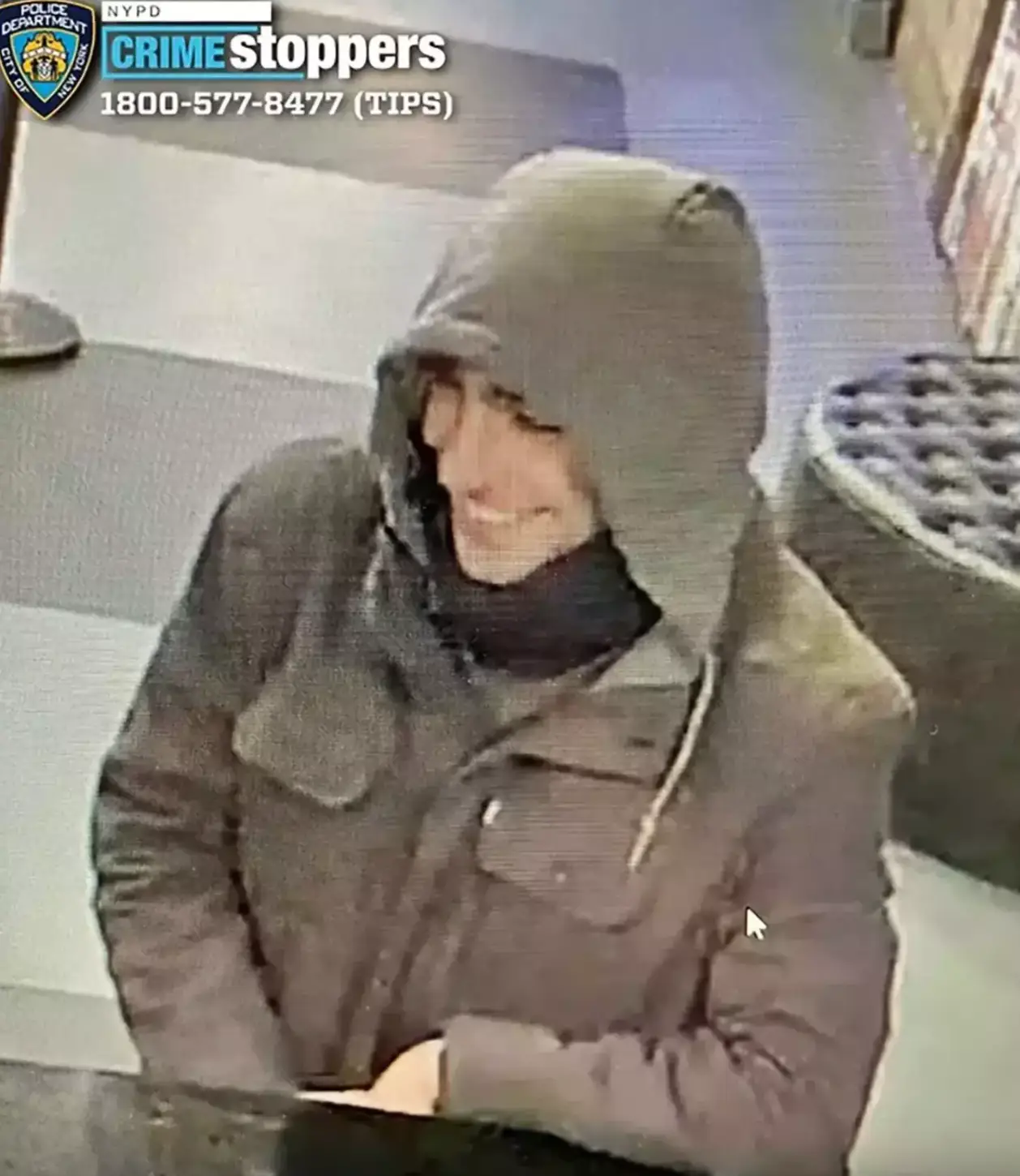 A picture of the suspect was released to the public to help find them (NYPD)