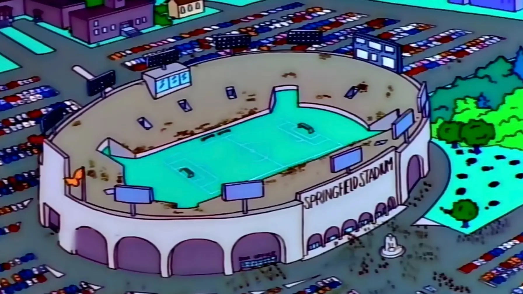 It's not quite the MetLife Stadium in New York/New Jersey, but it's close enough. (Fox)
