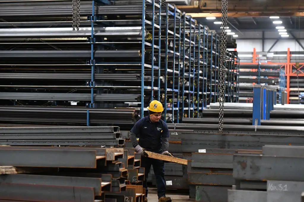 Tariffs may make the US buy more of its own steel for its own use (JOSEPH PREZIOSO/AFP via Getty Images)