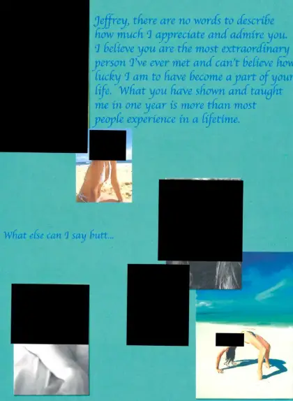 The former assistant wrote in Jeffrey Epstein's 50th birthday book (House Oversight Committee)