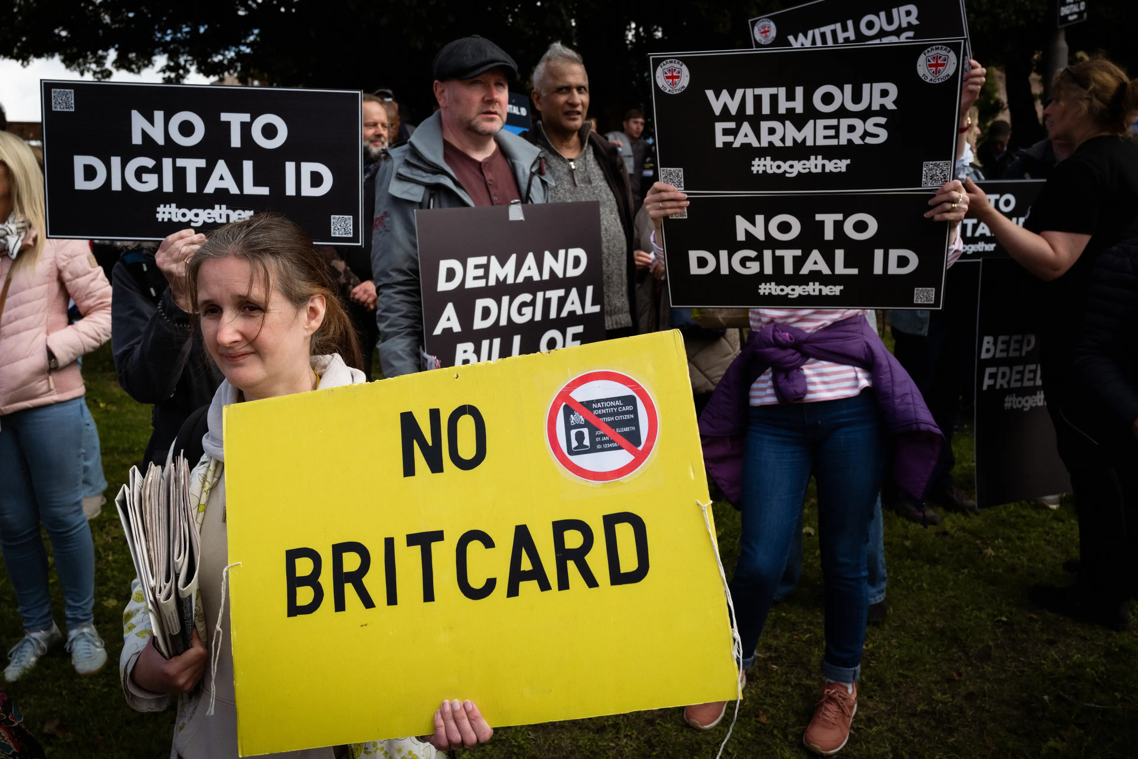 Over 2 million have signed a petition against the 'BritCard' proposal (Andy Barton/SOPA Images/LightRocket via Getty Images)