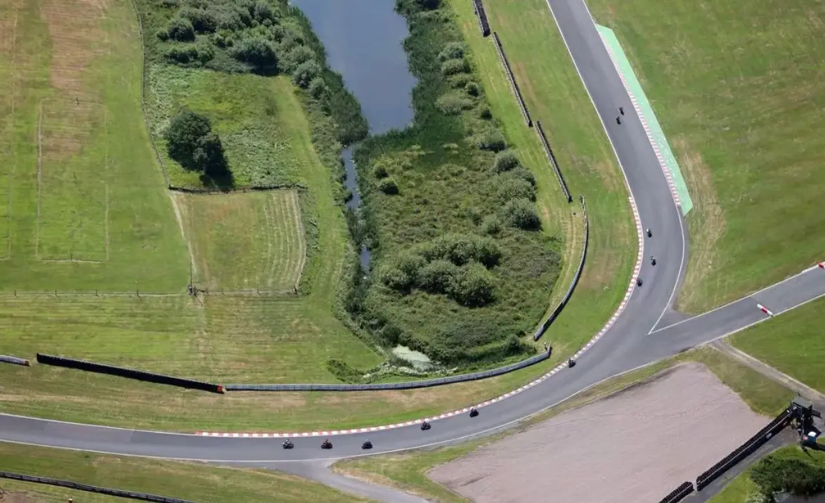The racing circuit in Cheshire is known for its sharp corners (PA)