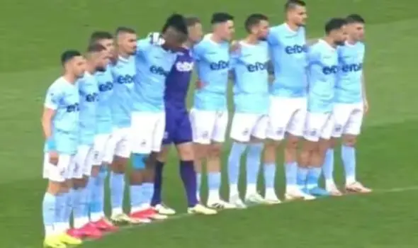 The club wrongly honoured the passing of former player Petko Ganchev, 78 (Diema Sport)