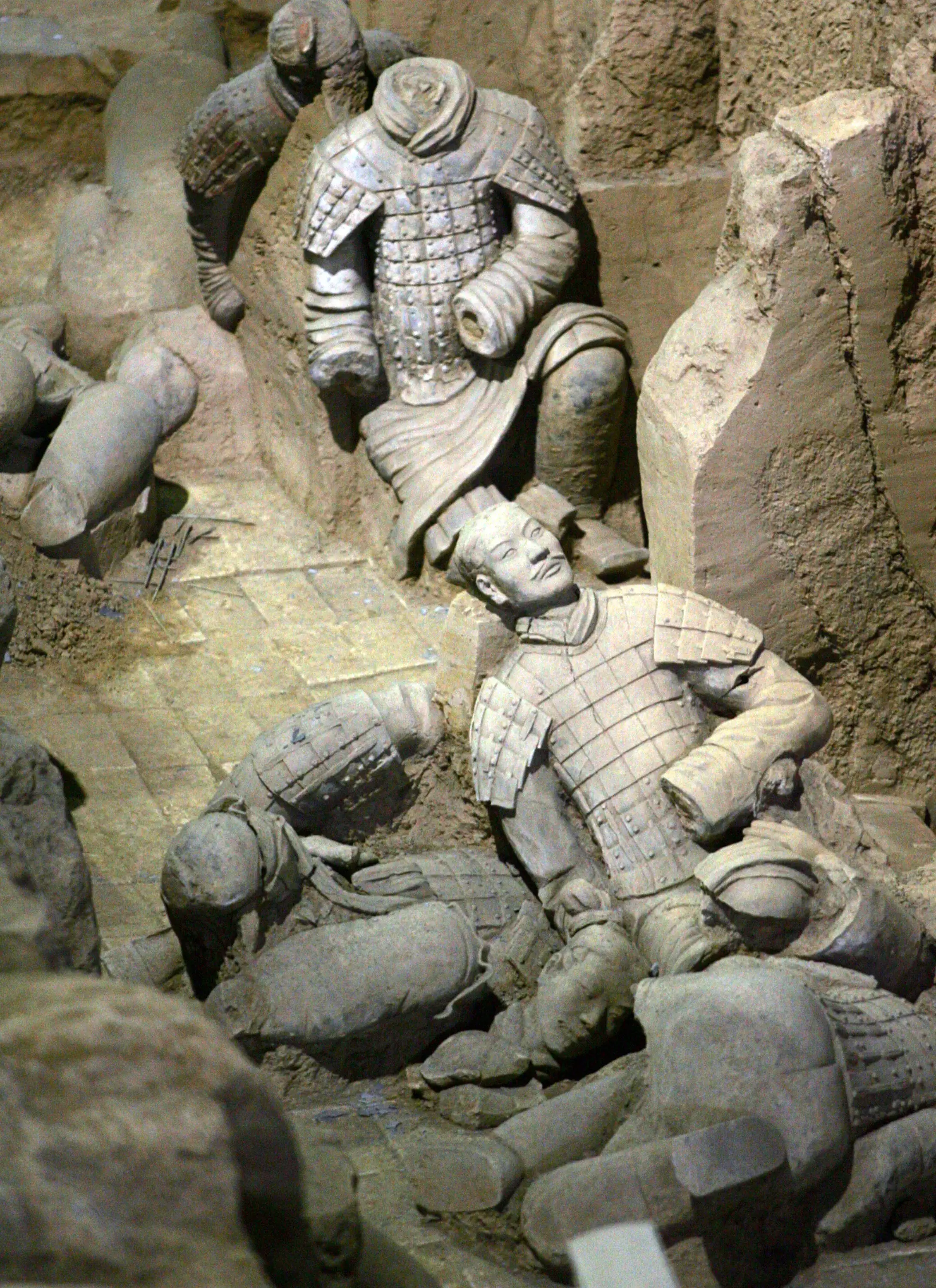 Finds in one of the pits at the tomb (China Photos/Getty Images)