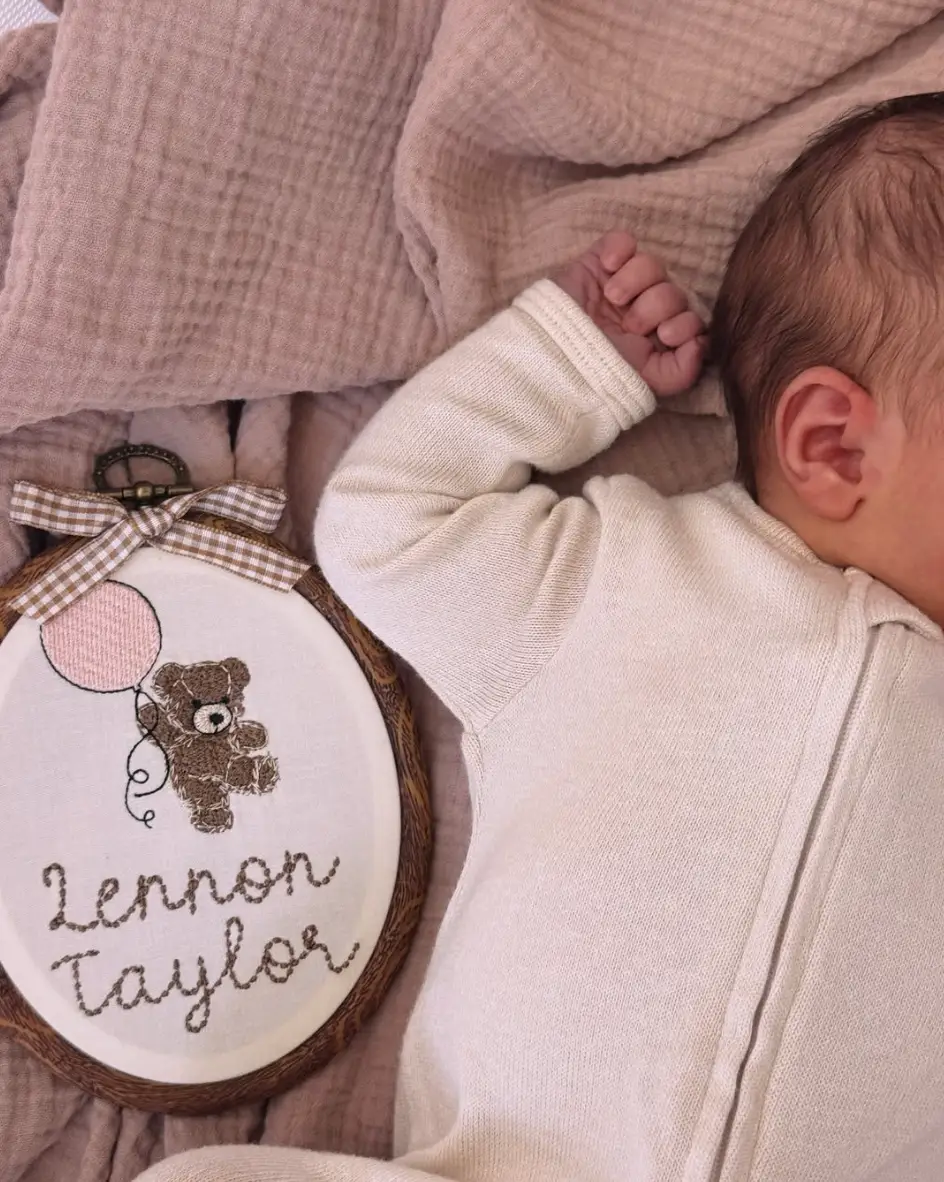 Taylor Lautner and wife Tay shared an adorable photo of their new arrival (Instagram/@taylautner)