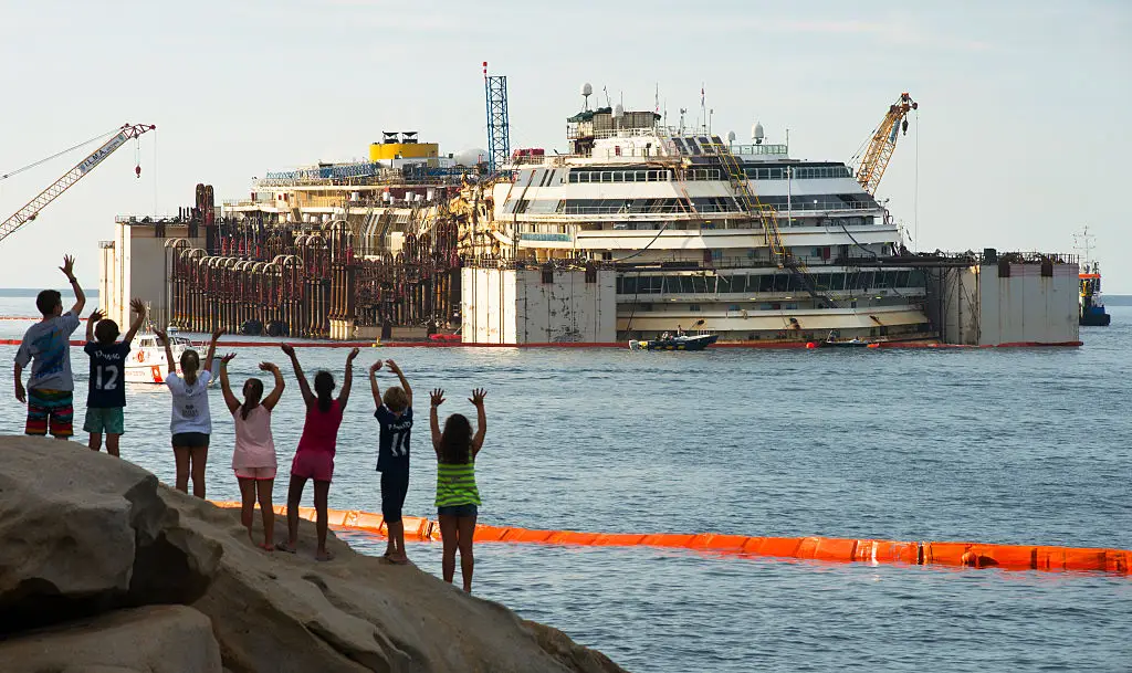 Raising the Costa Concordia took two and half years (Vittoriano Rastelli/Corbis via Getty Images)