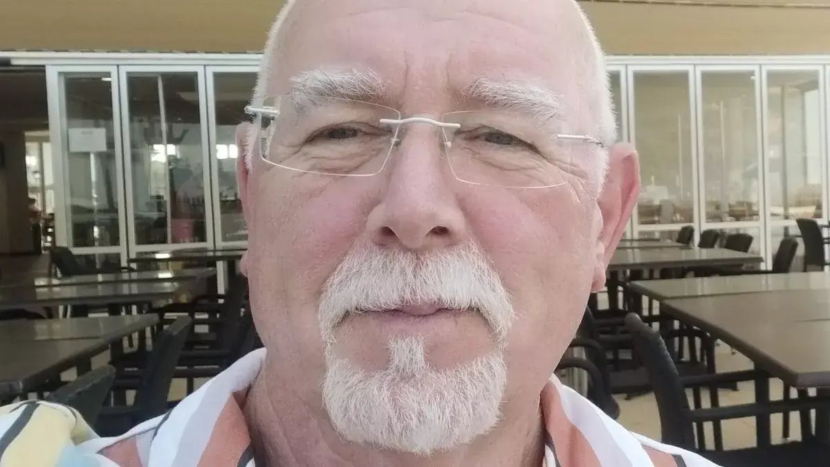 Chris, 66, was extremely thankful that he got the strange ulcer checked out (Chris Byrne)