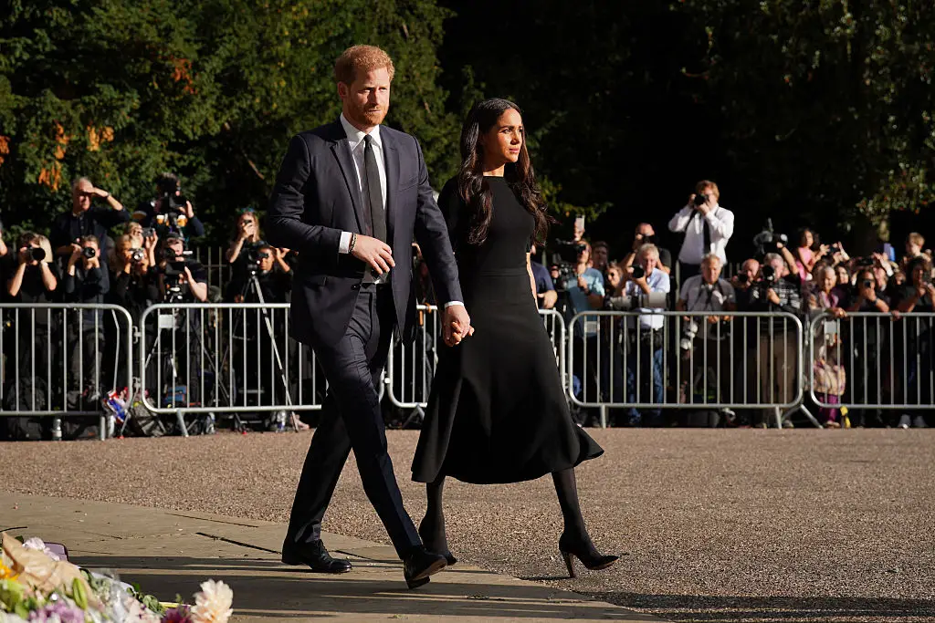 They did previously return to the UK for Queen Elizabeth's funeral (Kirsty O'Connor / POOL / AFP via Getty Images)
