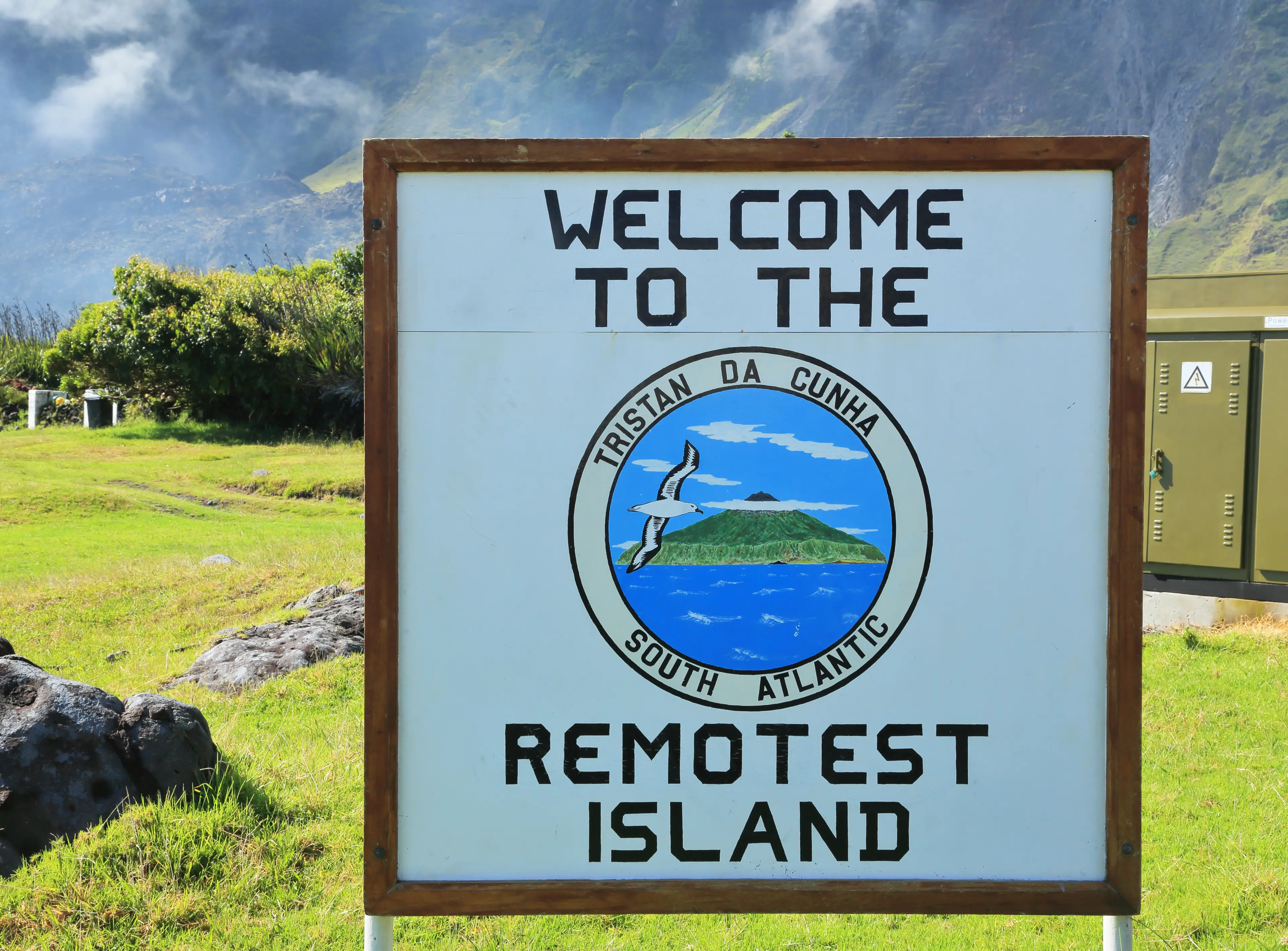Tristan da Cunha is the world's most remote inhabited island.