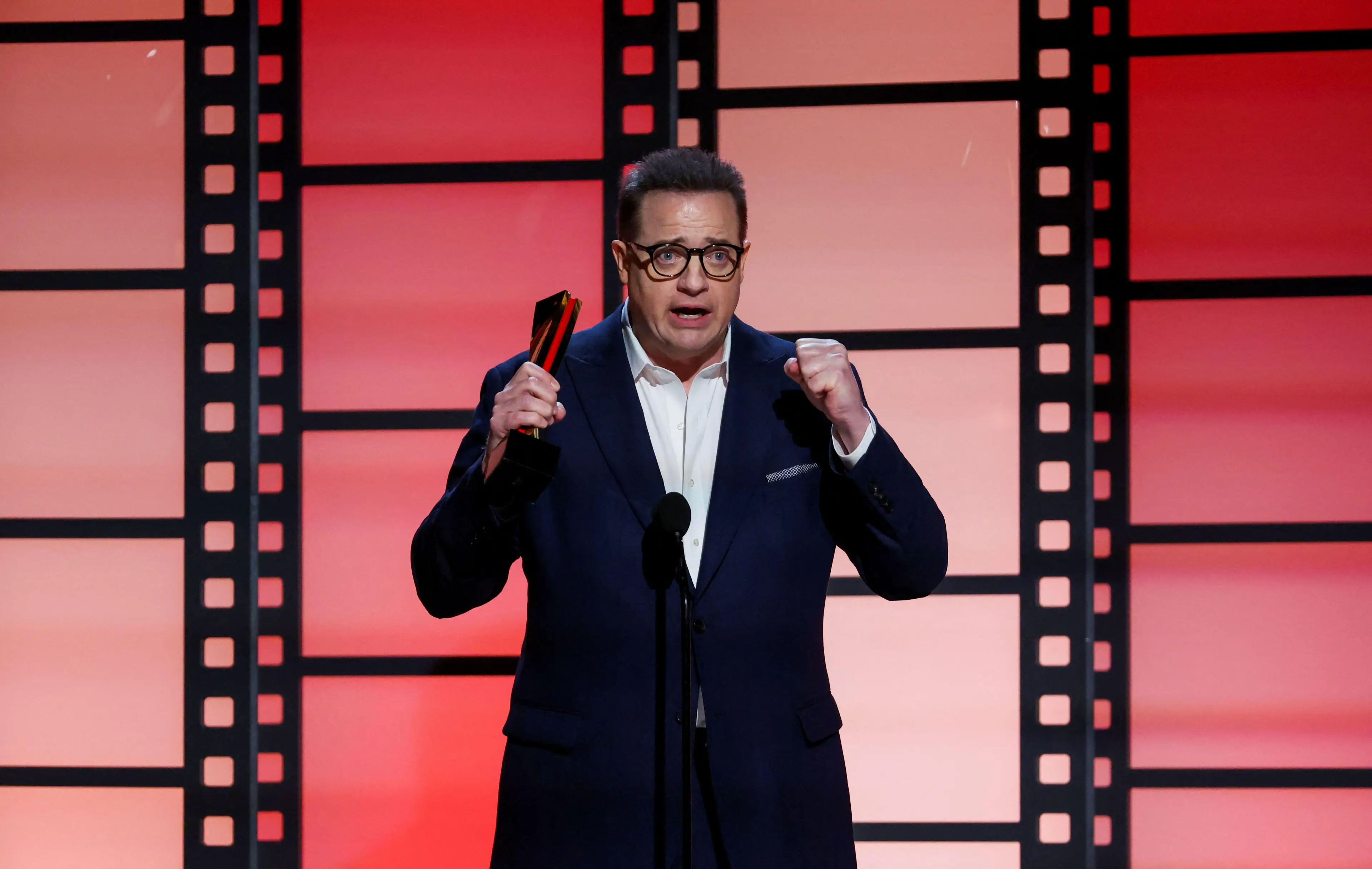 Fraser said he's not entirely sure he really wanted the part.