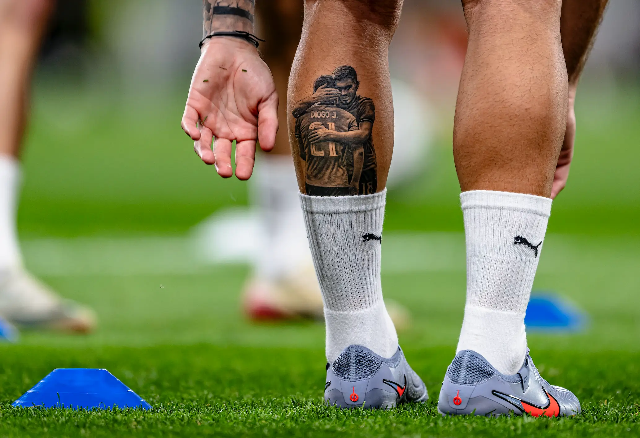 Ruben Neves has a tattooed tribute to Jota (Stefan Koops/EYE4images/NurPhoto via Getty Images)