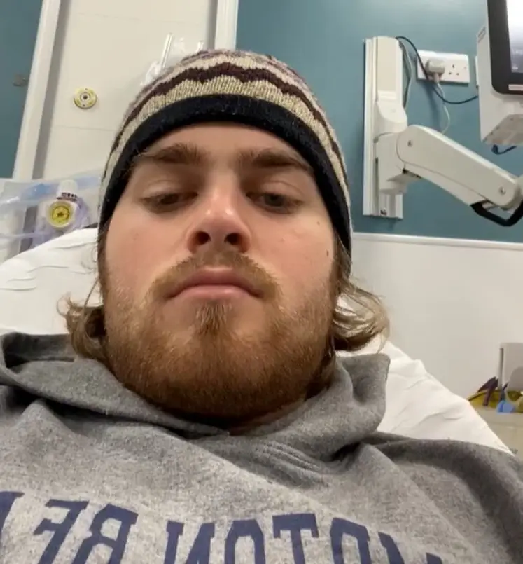 21-year-old Charlie Moore had been looking forward to a career in video editing and filmmaking when he developed the debilitating condition (SWNS)