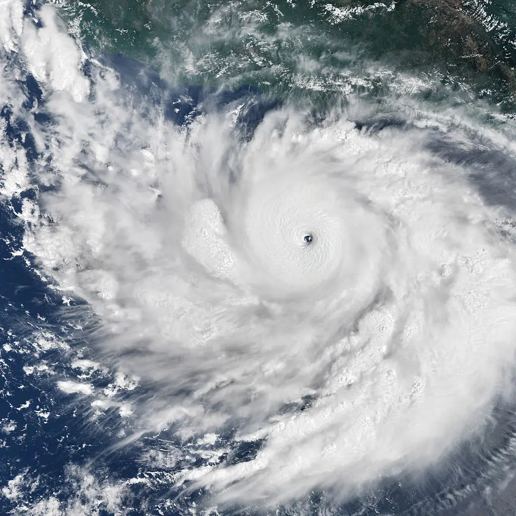 A satellite image of Hurricane Polo (Gallo Images/Orbital Horizon/Copernicus Sentinel Data 2026)