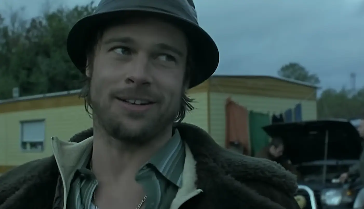 Brad Pitt in Snatch.