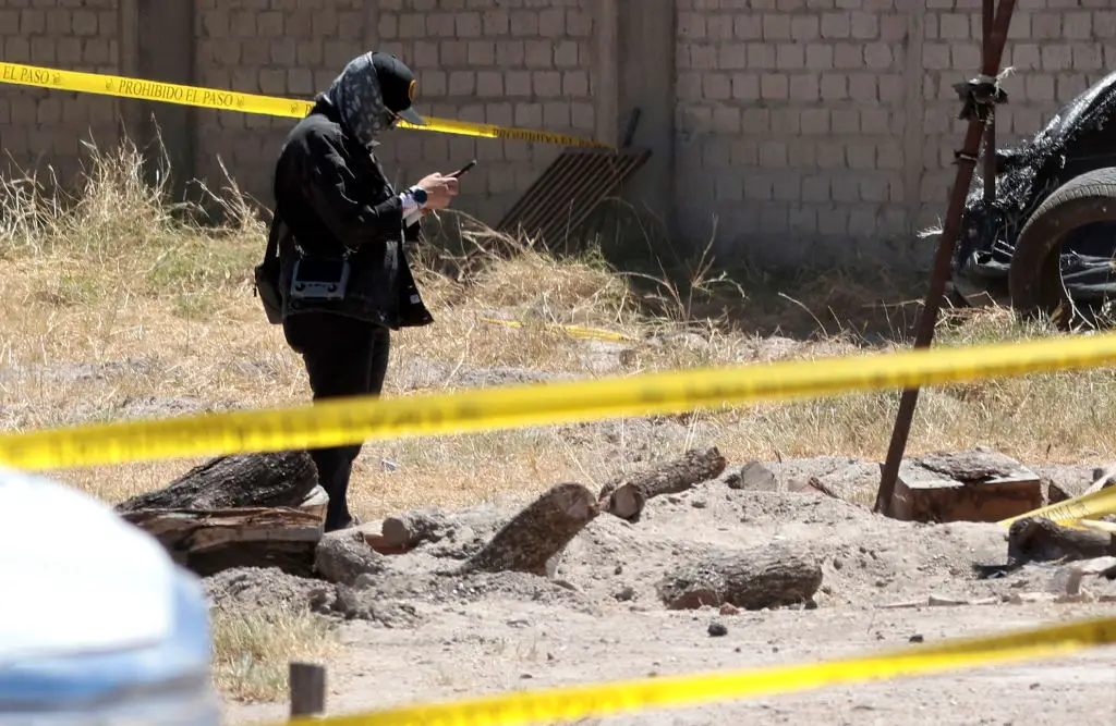 Volunteers also located crematoriums in the compound (ULISES RUIZ/AFP via Getty Images)