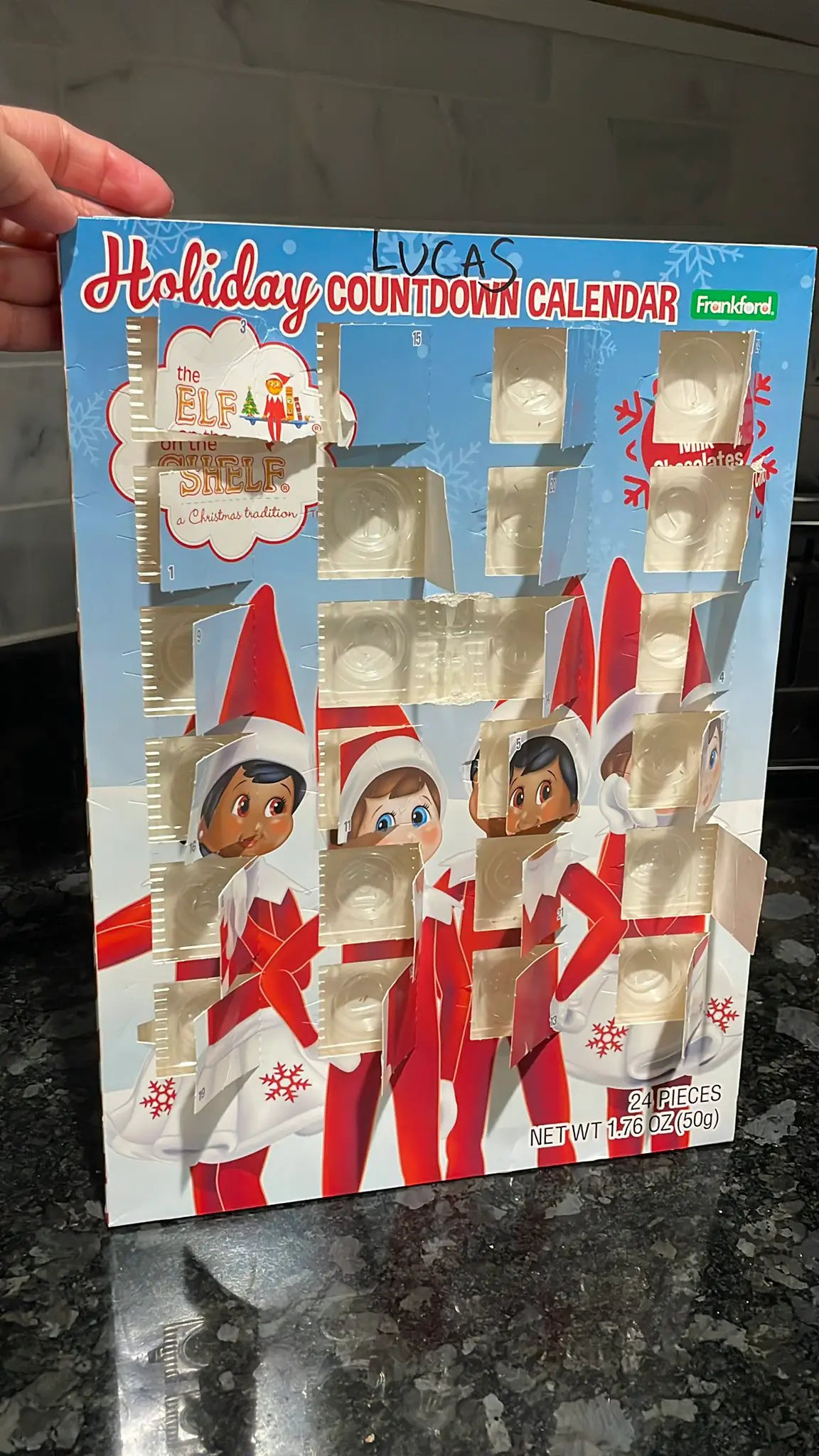 I hope you've never had to experience scranning through 24 days worth of chocolate to get - absolutely nothing - on Christmas, the 25th day.