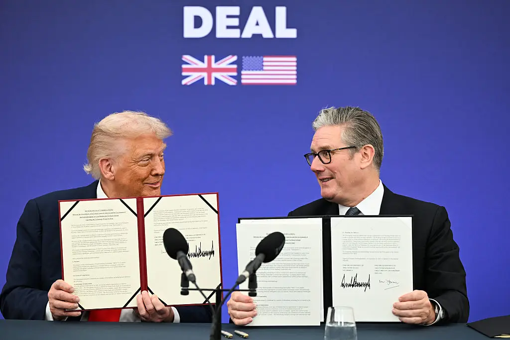 Trump and Starmer agreed to a massive tech deal worth billions (Chris J. Ratcliffe/Bloomberg via Getty Images)