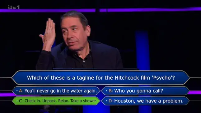 Jools Holland appeared on Who Wants to Be a Millionaire on Sunday night (ITV)