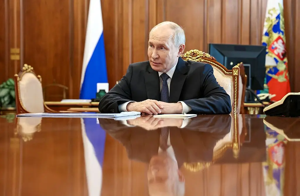 Russia president Vladimir Putin (Alexander KAZAKOV / POOL / AFP via Getty Images)