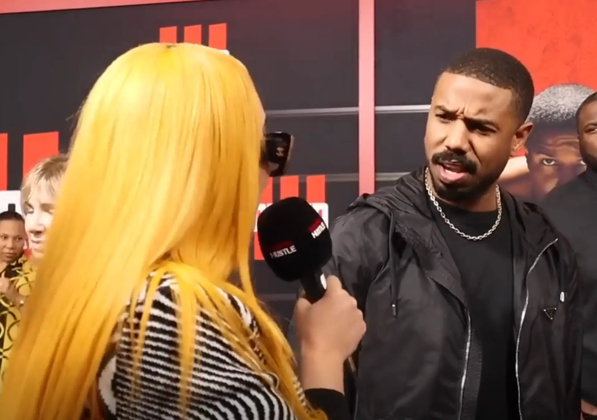 Jordan wasn’t going to let things slide and interrupted her to say "I was the corny kid, right?" (The Morning Hustle)