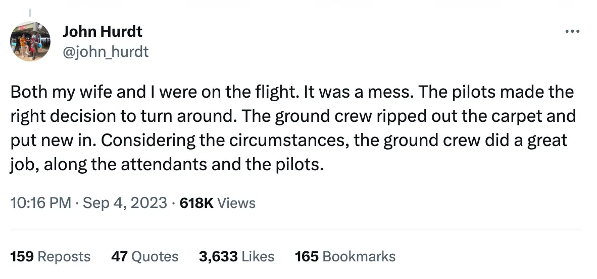 Passengers onboard the faecal flight revealed exactly what it was like.