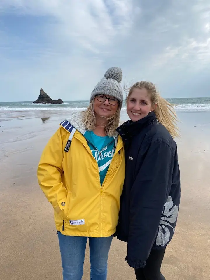 Caitlin was hospitalised.