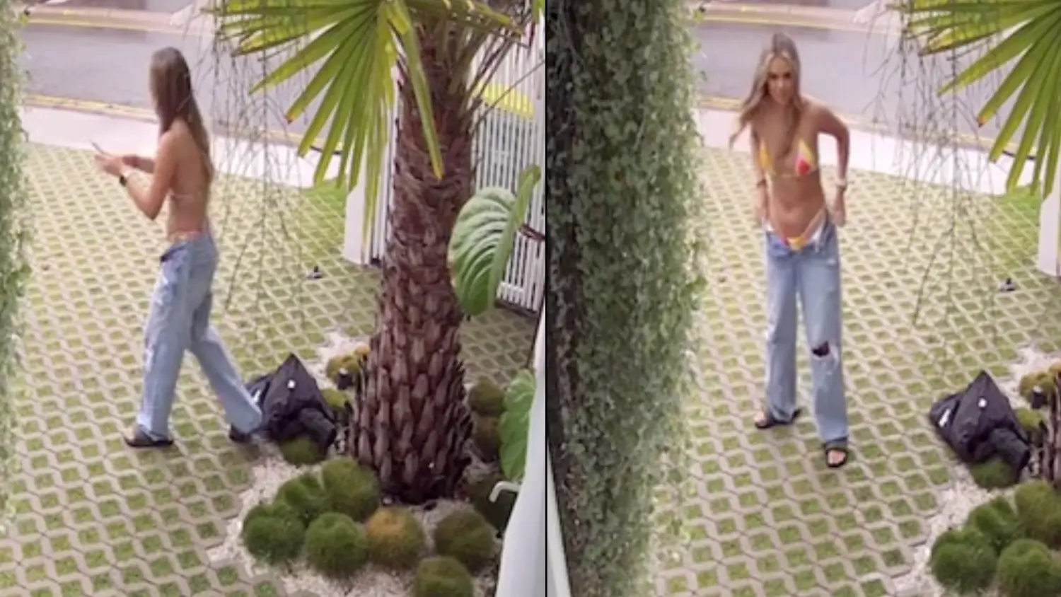 Man Catches Influencer On CCTV Stripping Outside His £2 Million Mansion