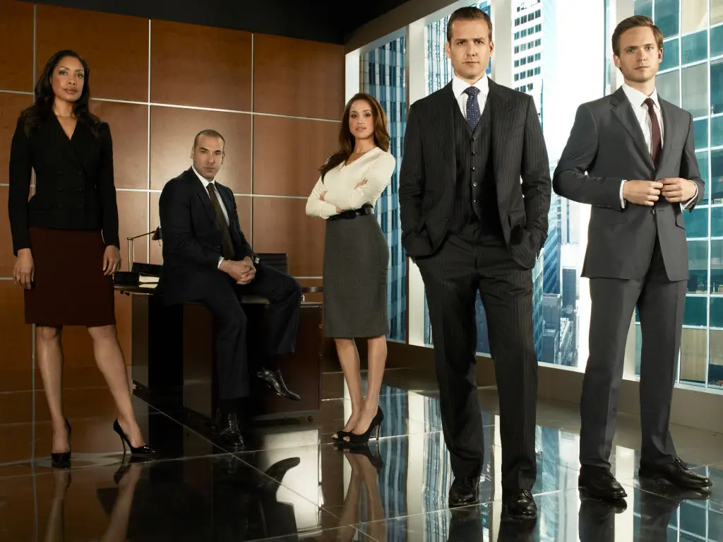 The early Suits cast - iconic. (Frank Ockenfels/USA/NBCU Photo Bank/NBCUniversal via Getty Images)