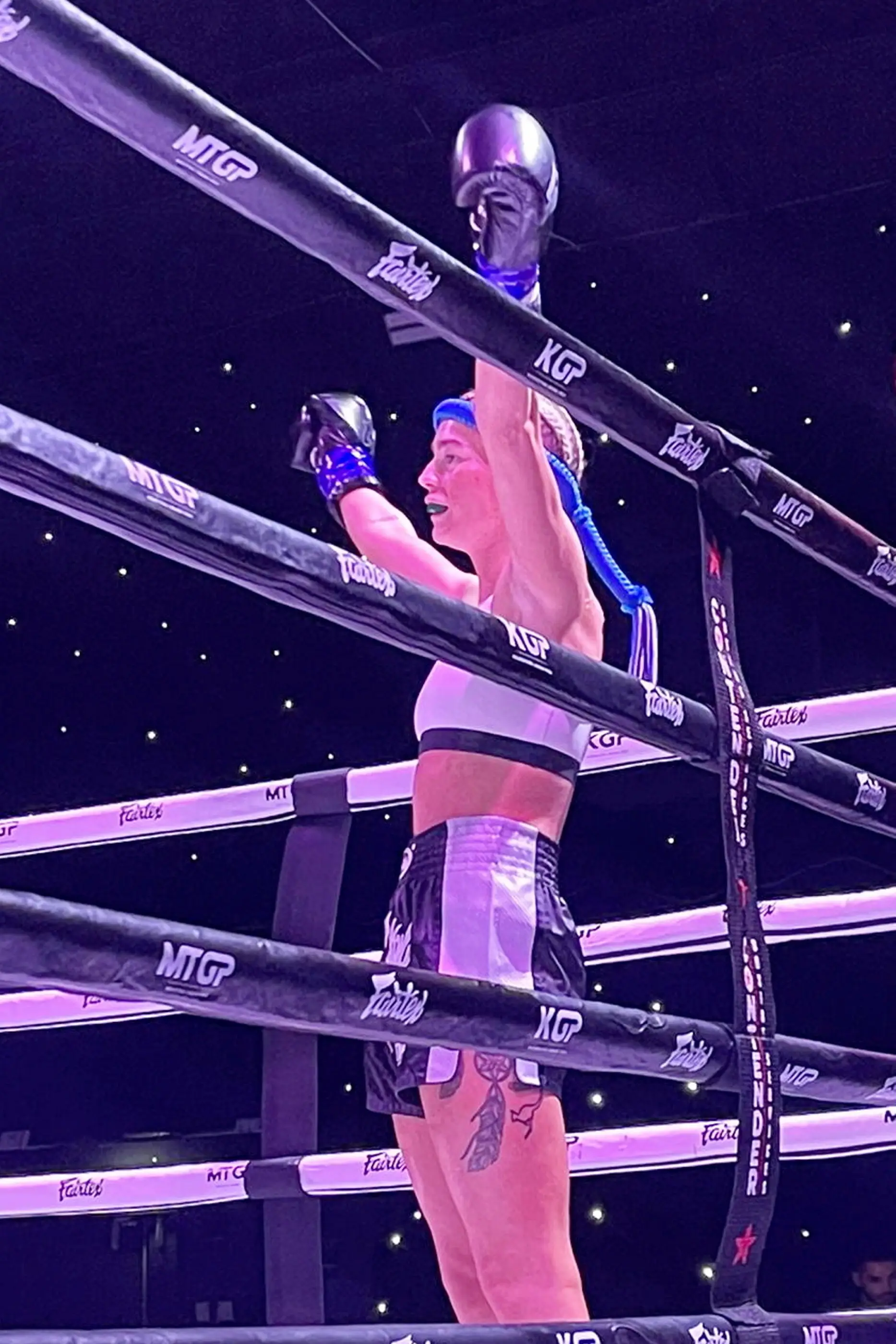 She dreams of being a UFC champion but hasn't been on the mat fighting since last spring. (SWNS)