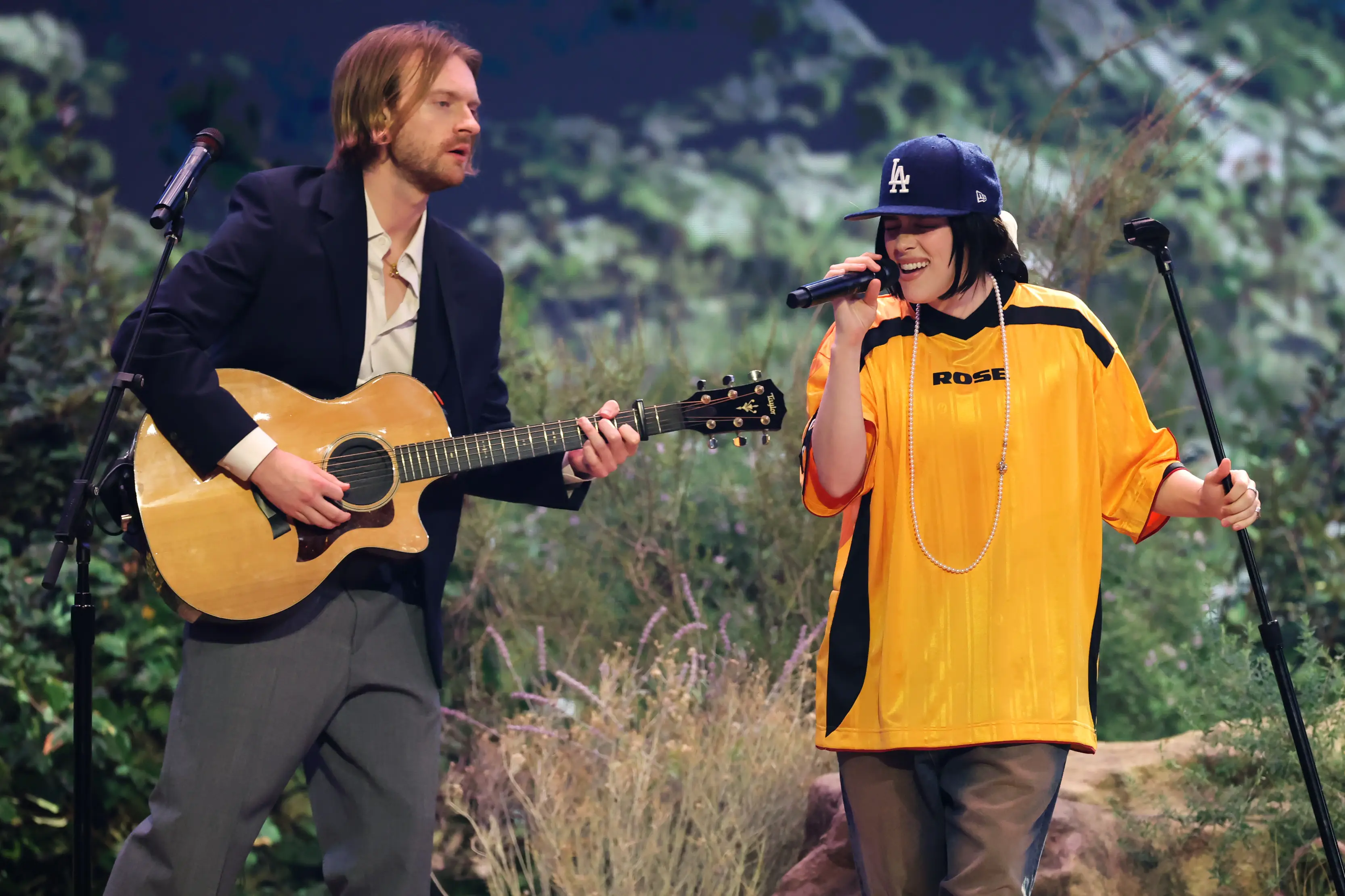 Finneas said 'old white men' were outraged by his sister's comments. (Kevin Winter/Getty Images for The Recording Academy)