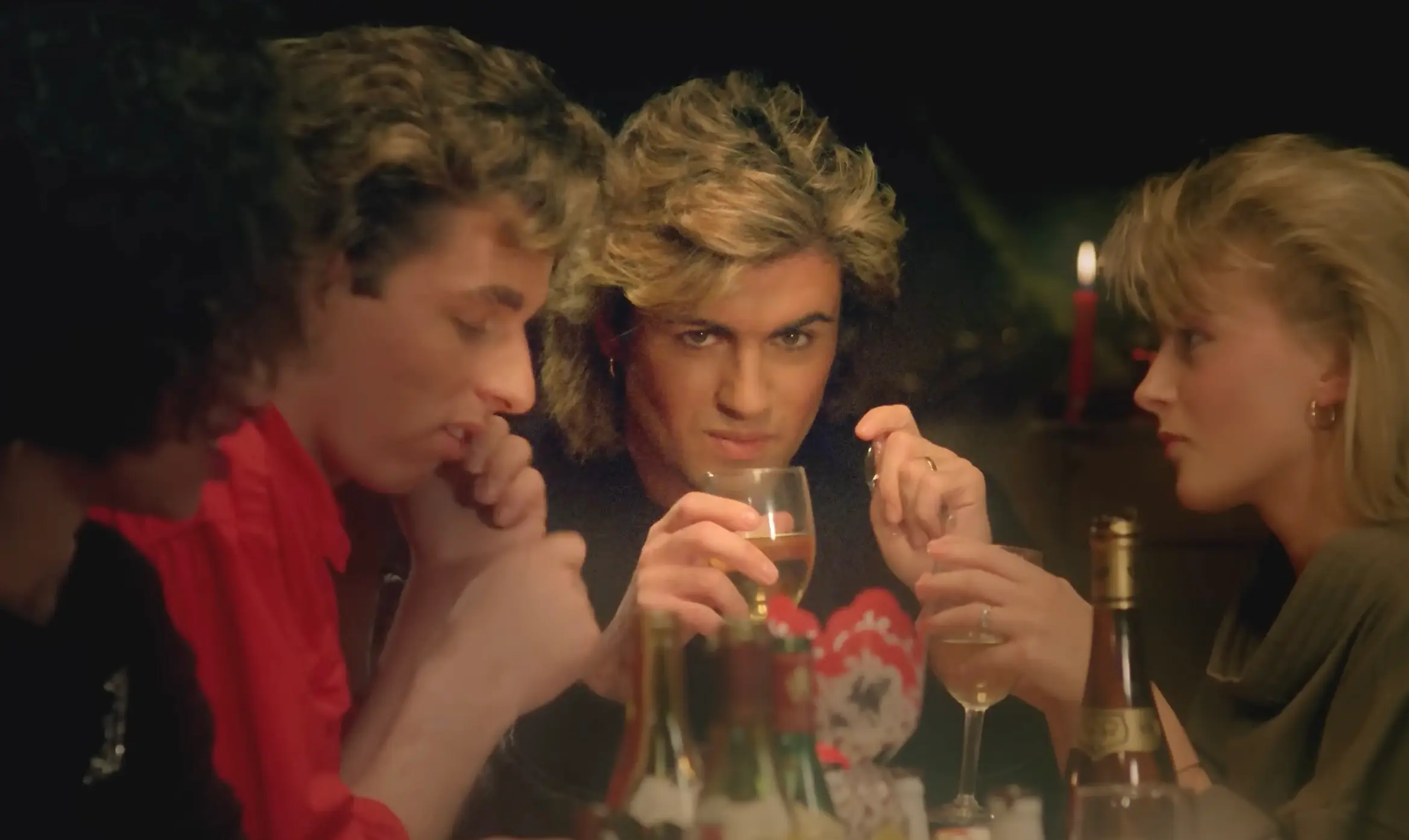 George Michael sadly passed away before he got to see 'Last Christmas' hit the top spot (YouTube/Wham!)