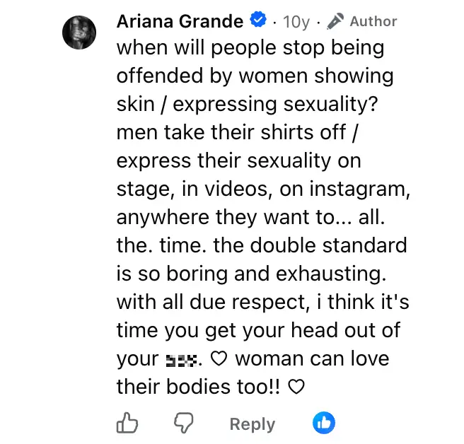 Ariana Grande has hit back at trolls in the past (Instagram/@arianagrande)