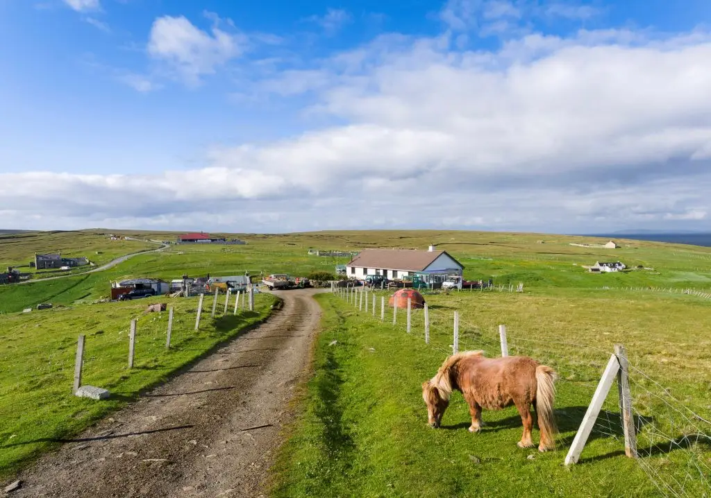 Foula out in the Shetland Islands is apparently one of the safest places to be. (Martin Zwick/REDA/Universal Images Group via Getty Images)