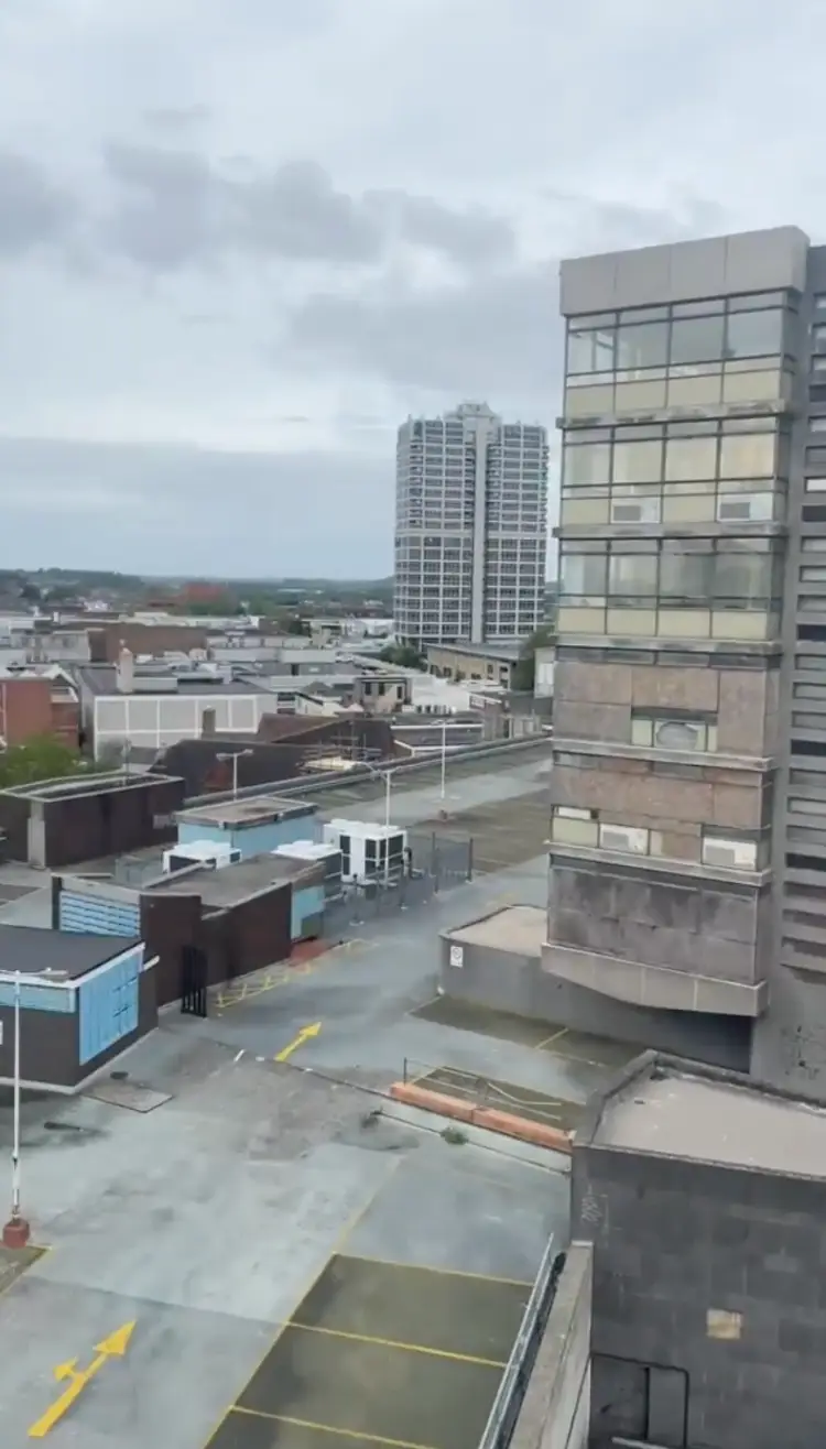 The hotel's incredible views.