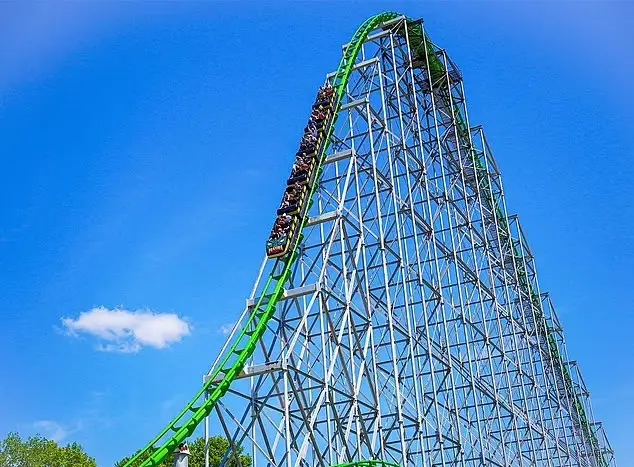 The pair, who own season tickets to the theme park, said they were very familiar with the ride they were on (Worlds of Fun)