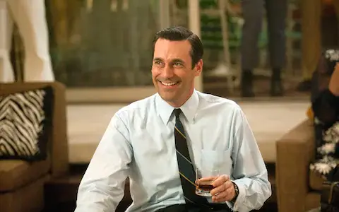 Jon Hamm as Don Draper in Mad Men.